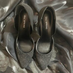 CALL IT SPRING evening sparkling shoes. Size 6.5. True to size. Black.